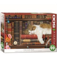 Eurographics 6500-5545 - Katzennickerchen, Puzzle, 500 Teile von Eurographics