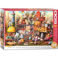 Eurographics 6500-5909 - Misfit Toys, Seltsame Spielzeuge, Family-Puzzle, Large Pieces, 500 Teile von Eurographics