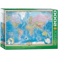 Eurographics 8220-0557 - EuroGraphics Map of the World, Puzzle, 2.000 Teile Eurographics 8220-0557 - EuroGraphics Map of the World, Puzzle, 2.000 Teile von Eurographics