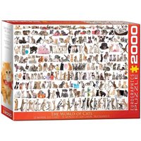 Eurographics 8220-0580 - Welt der Katzen, Puzzle, 2.000 Teile von Eurographics
