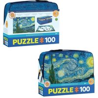 Eurographics 9100-1204 - Lunchbox, Brotdose mit Puzzle 100 Teile, Motiv: Sternennacht von Vincent van Gogh, Fine Art Eurographics 9100-1204 - Lunchbox, Brotdose mit Puzzle 100 Teile, Motiv: Sternennacht von Vincent van Gogh, Fine Art von Eurographics