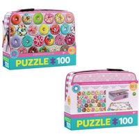 Eurographics 9100-5825 - Lunchbox, Brotdose mit Puzzle 100-Teile, Motiv: Donuts, Kids Collection Eurographics 9100-5825 - Lunchbox, Brotdose mit Puzzle 100-Teile, Motiv: Donuts, Kids Collection von Eurographics