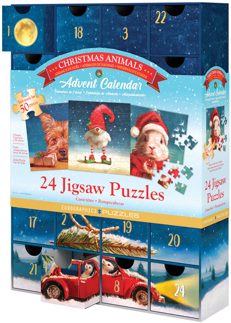 Eurographics Adventskalender - Christmas Animals - 24 Puzzles 50 Teile Puzzle Eurographics-8924-5734 Eurographics Adventskalender - Christmas Animals - 24 Puzzles 50 Teile Puzzle Eurographics-8924-5734 von Eurographics