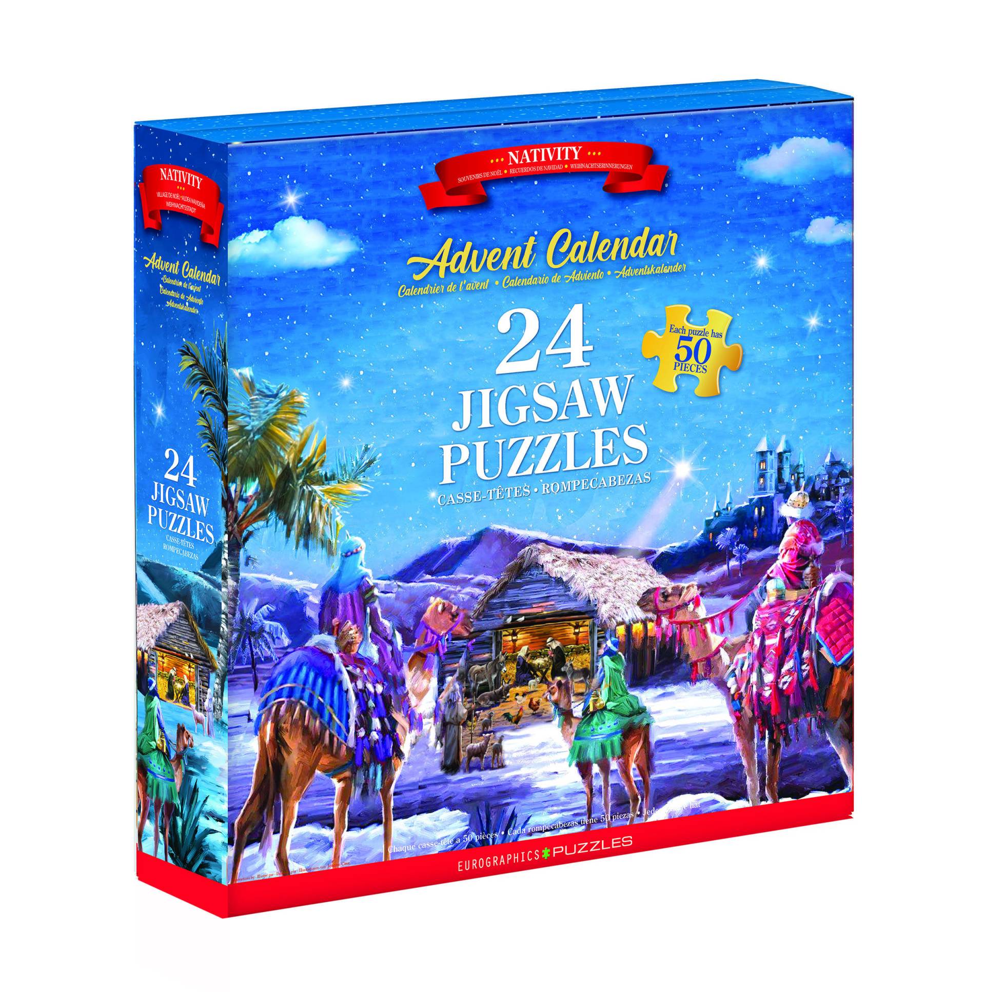 Eurographics Adventskalender - Weihnachtskrippe - 24 Puzzles 50 Teile Puzzle Eurographics-9924-5918 Eurographics Adventskalender - Weihnachtskrippe - 24 Puzzles 50 Teile Puzzle Eurographics-9924-5918 von Eurographics