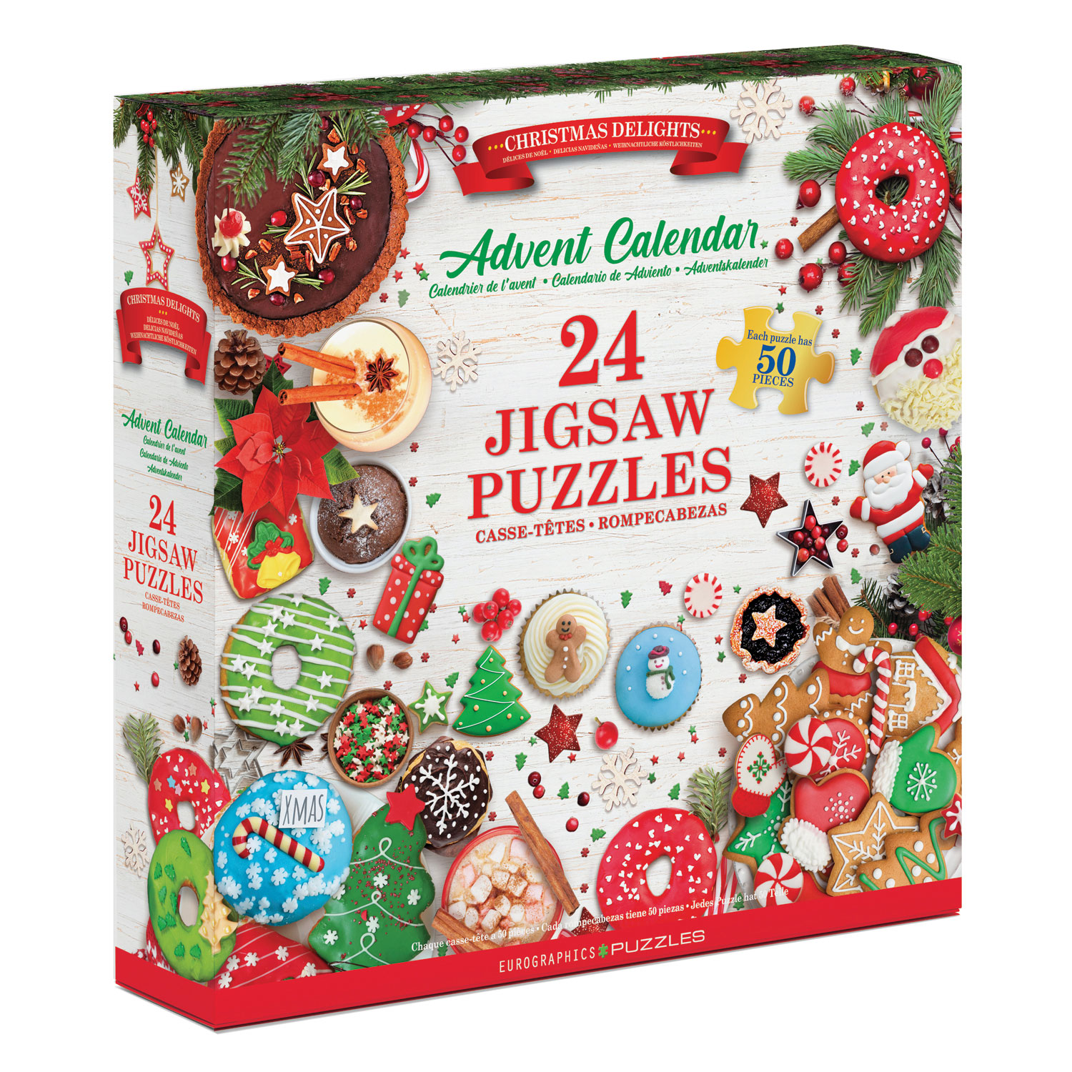 Eurographics Adventskalender - Weihnachtsleckereien - 24 Puzzles 50 Teile Puzzle Eurographics-9924-5811 Eurographics Adventskalender - Weihnachtsleckereien - 24 Puzzles 50 Teile Puzzle Eurographics-9924-5811 von Eurographics