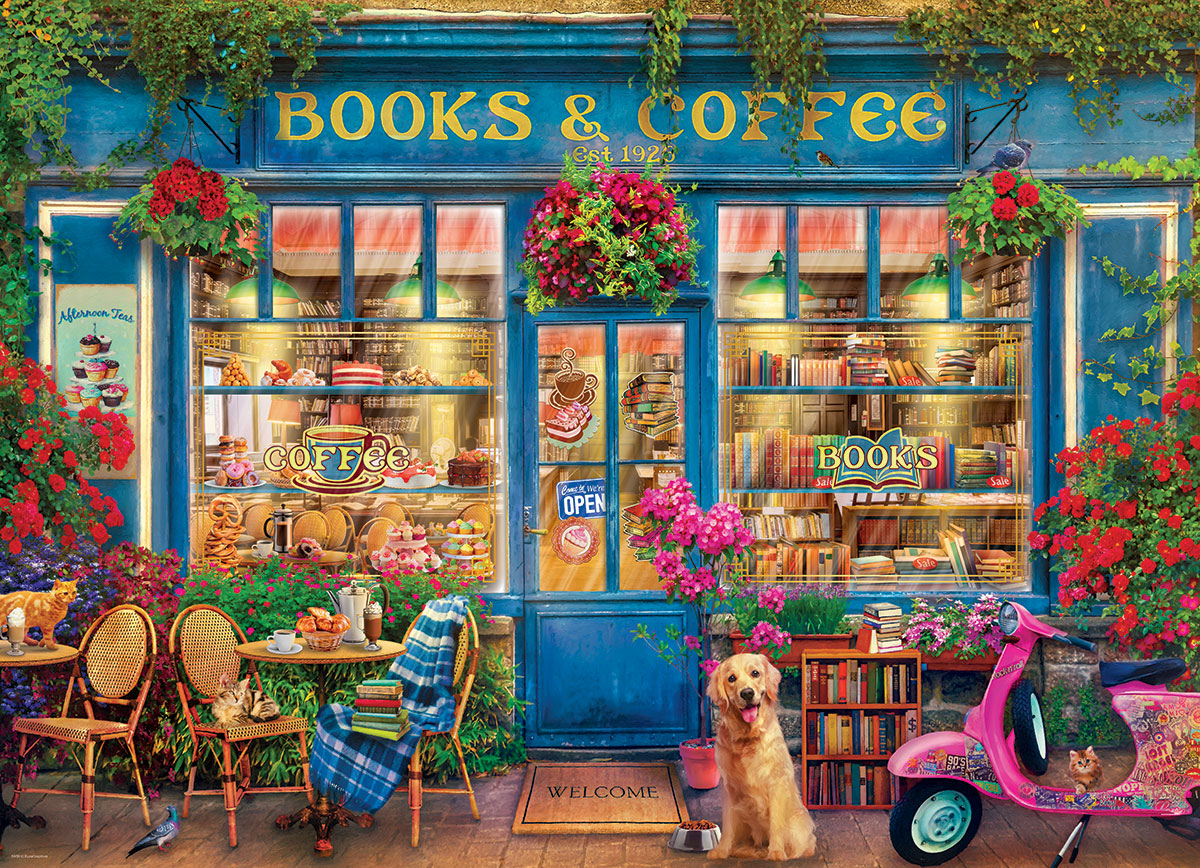 Eurographics Bücher und Kaffee - Gary Walton 1000 Teile Puzzle Eurographics-6000-5869 Eurographics Bücher und Kaffee - Gary Walton 1000 Teile Puzzle Eurographics-6000-5869 von Eurographics