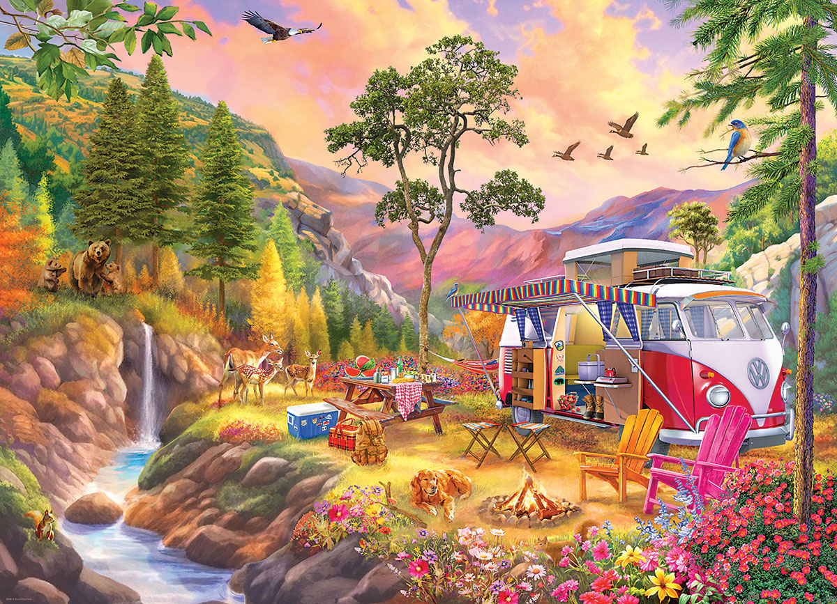 Eurographics Camper-Paradies 1000 Teile Puzzle Eurographics-6000-5866 von Eurographics