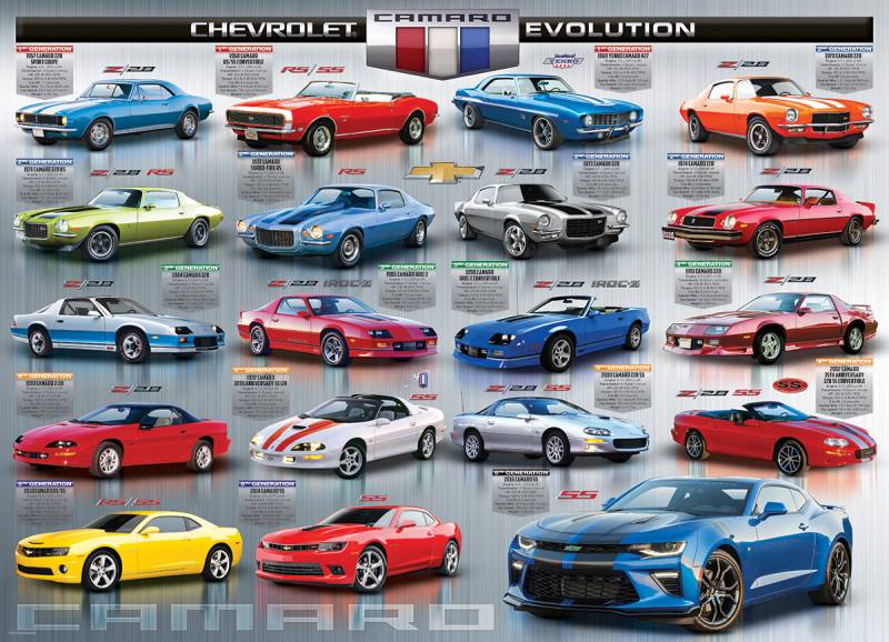 Eurographics Chevrolet The Camaro Evolution 1000 Teile Puzzle Eurographics-6000-0733 von Eurographics