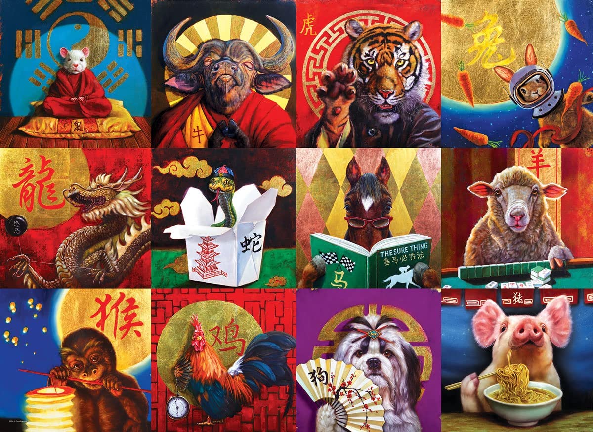 Eurographics Chinese Calendar 1000 Teile Puzzle Eurographics-6000-5694 von Eurographics
