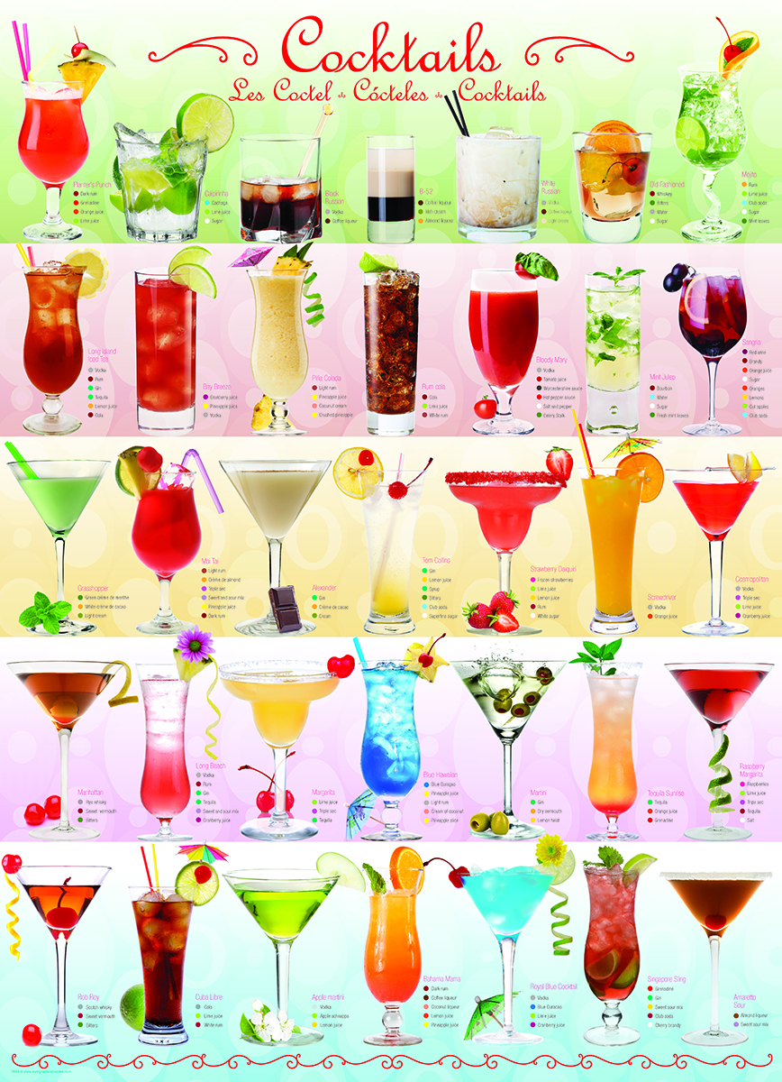 Eurographics Cocktails 1000 Teile Puzzle Eurographics-6000-0588 Eurographics Cocktails 1000 Teile Puzzle Eurographics-6000-0588 von Eurographics