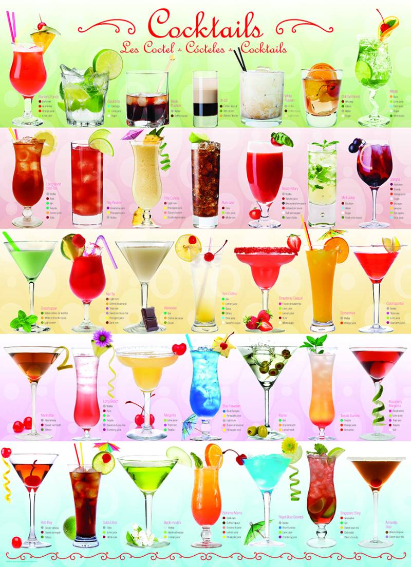Eurographics Cocktails 1000 Teile Puzzle Eurographics-6000-0588 Eurographics Cocktails 1000 Teile Puzzle Eurographics-6000-0588 von Eurographics