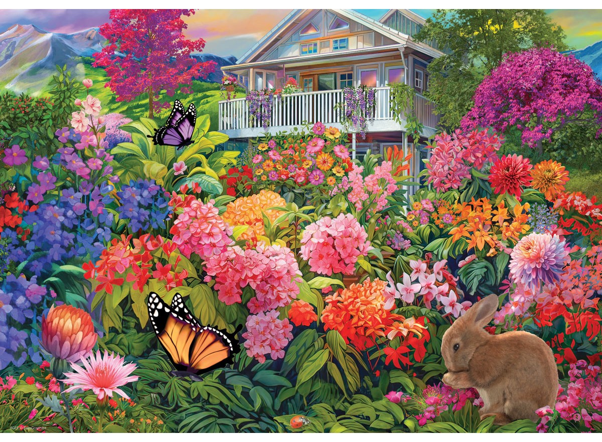 Eurographics Connecting Pieces - Bunny Garden 104 Teile Puzzle Eurographics-6704-6023 Eurographics Connecting Pieces - Bunny Garden 104 Teile Puzzle Eurographics-6704-6023 von Eurographics