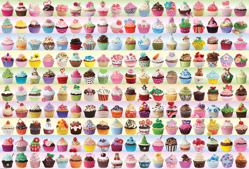 Eurographics Cupcakes Kollektion 2000 Teile Puzzle Eurographics-8220-0629 von Eurographics