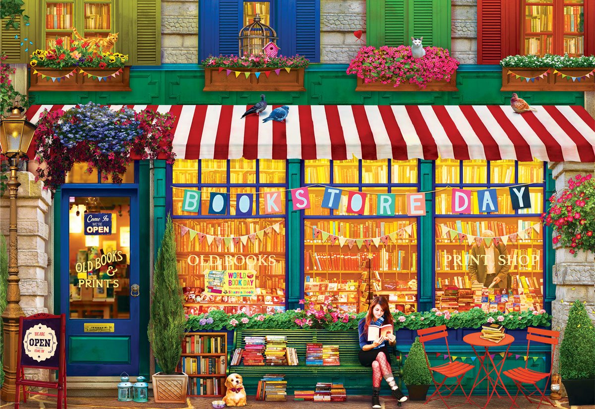 Eurographics Die Alte Buchhandlung 2000 Teile Puzzle Eurographics-8220-5882 Eurographics Die Alte Buchhandlung 2000 Teile Puzzle Eurographics-8220-5882 von Eurographics