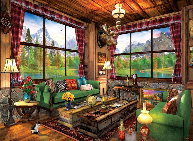 Eurographics Dominic Davison - Cozy Cabin 1000 Teile Puzzle Eurographics-6000-5377 Eurographics Dominic Davison - Cozy Cabin 1000 Teile Puzzle Eurographics-6000-5377 von Eurographics