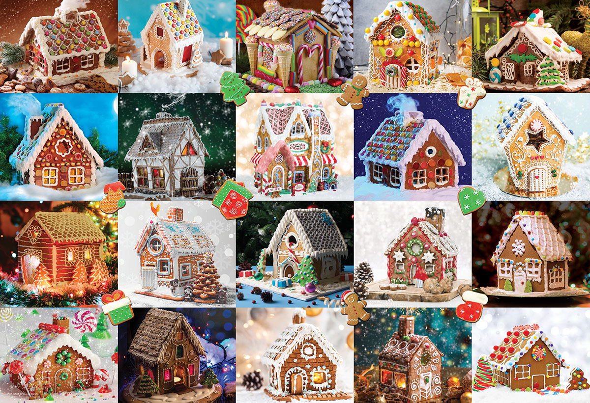 Eurographics Gingerbread House Tin 550 Teile Puzzle Eurographics-8551-5661 von Eurographics