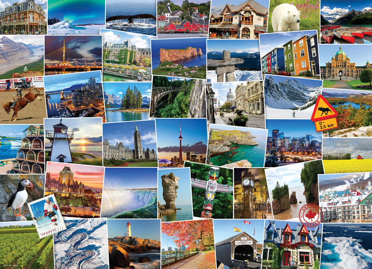 Eurographics Globetrotter - Kanada 1000 Teile Puzzle Eurographics-6000-0780 von Eurographics