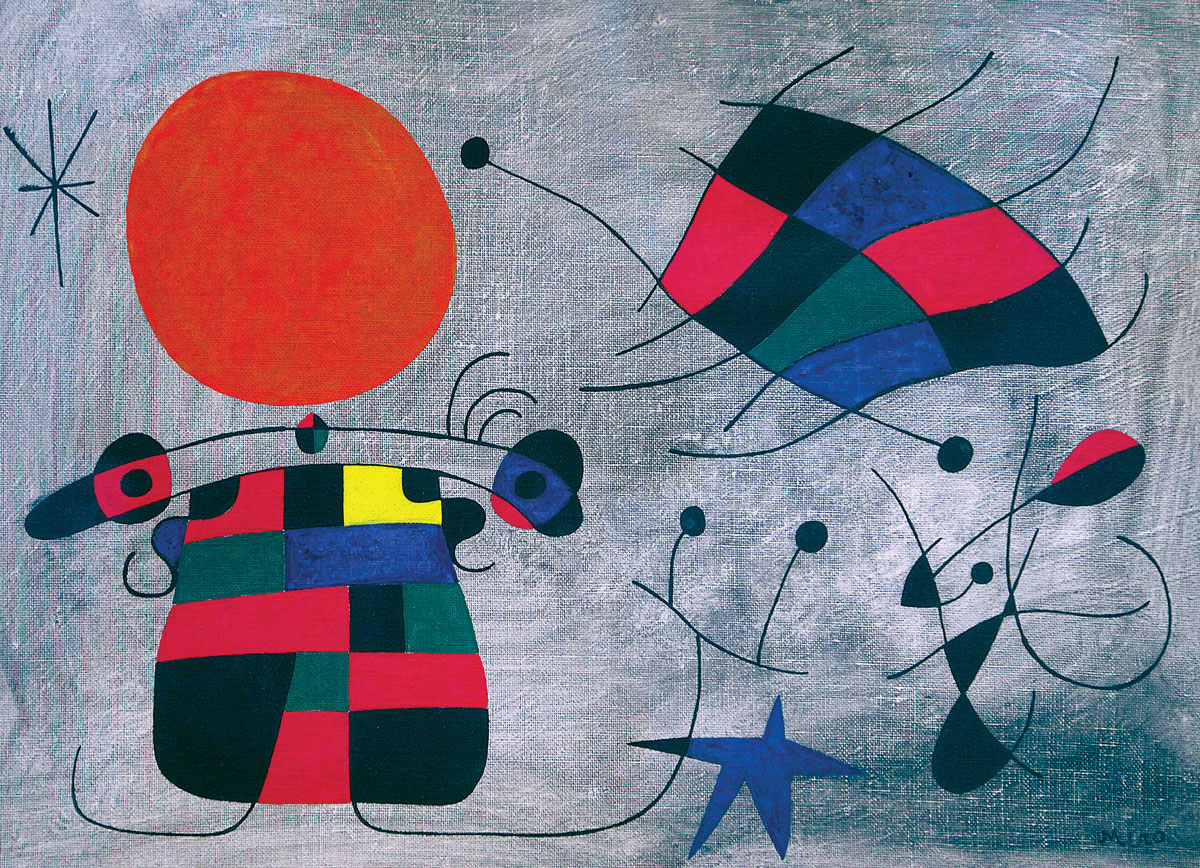 Eurographics Joan Miro - Le Sourire aux Ailes Flamboyantes 1000 Teile Puzzle Eurographics-6000-0856 von Eurographics