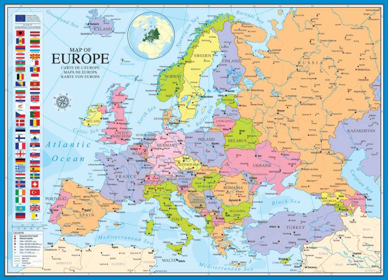 Eurographics Karte von Europa 1000 Teile Puzzle Eurographics-6000-0789 Eurographics Karte von Europa 1000 Teile Puzzle Eurographics-6000-0789 von Eurographics