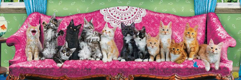 Eurographics Kitty Cat Couch 1000 Teile Puzzle Eurographics-6010-5629 von Eurographics