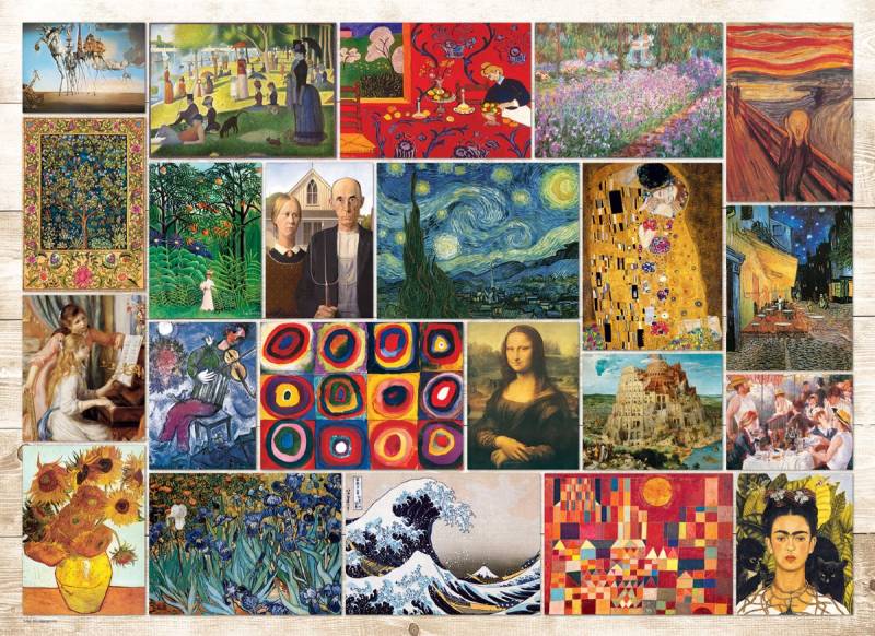 Eurographics Kunstcollage 1000 Teile Puzzle Eurographics-6000-5766 von Eurographics