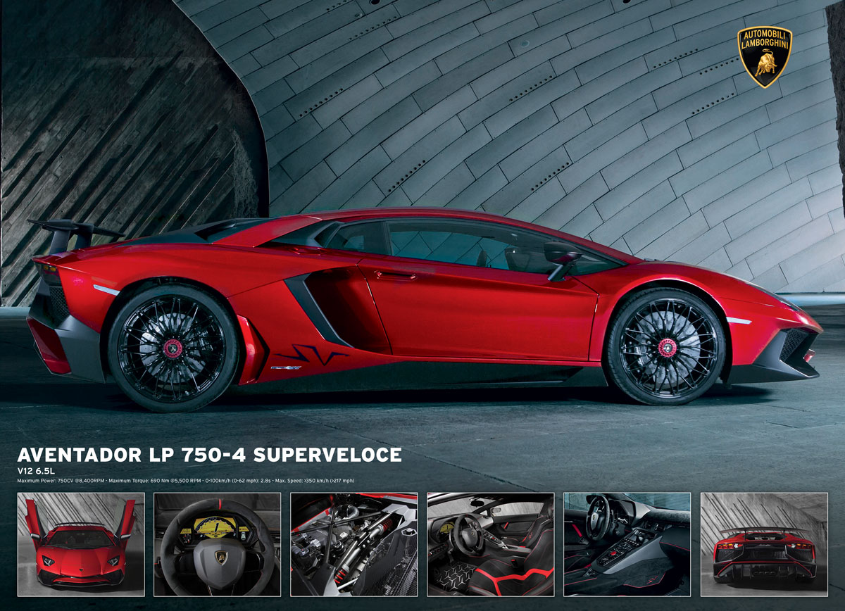 Eurographics Lamborghini Aventador 750-4 SV 1000 Teile Puzzle Eurographics-6000-0871 von Eurographics