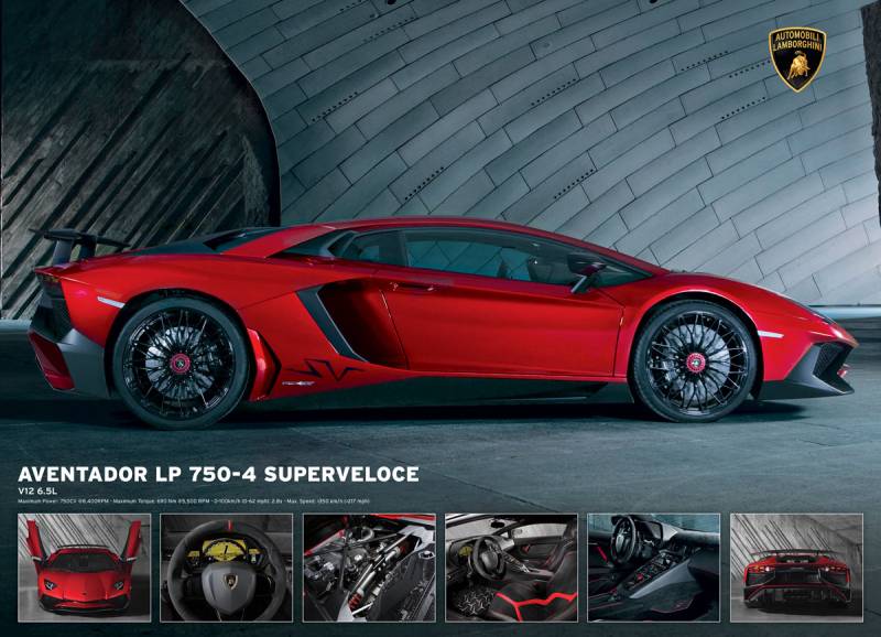 Eurographics Lamborghini Aventador 750-4 SV 1000 Teile Puzzle Eurographics-6000-0871 von Eurographics