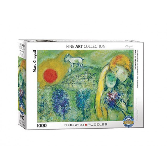 Eurographics Marc Chagall - Liebende in Vence von Eurographics