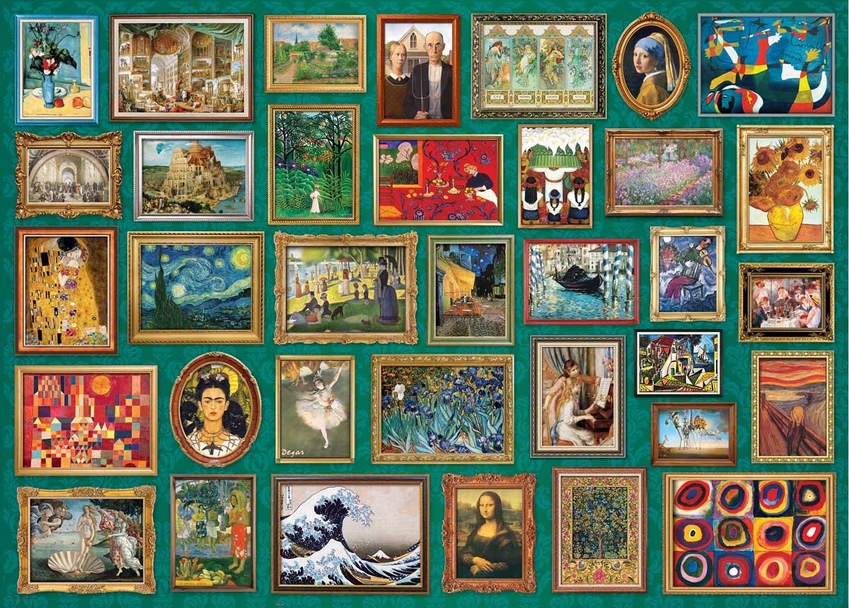 Eurographics Masterpieces 2000 Teile Puzzle Eurographics-8220-6041 von Eurographics