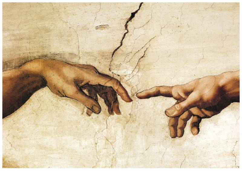 Eurographics Michel Angelo: Die Erschaffung des Menschen ( Detail ) 1000 Teile Puzzle Eurographics-6000-2016 von Eurographics