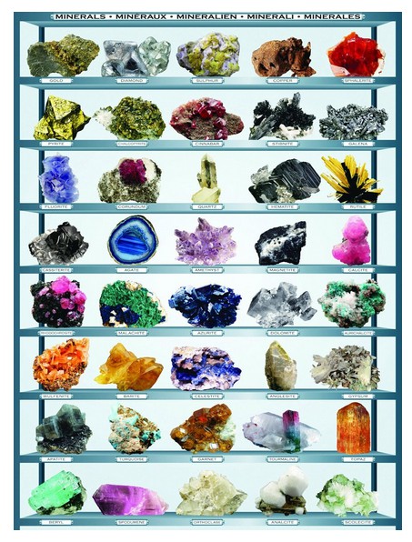 Eurographics Mineralien der Welt 1000 Teile Puzzle Eurographics-6000-2008 von Eurographics