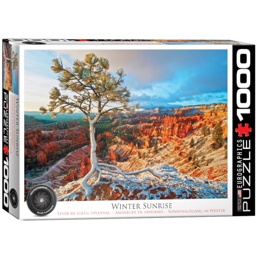 EuroGraphics 6000-0692 Puzzle Grand Canyon Winter Sonnenaufgang, mehrfarbig von EuroGraphics