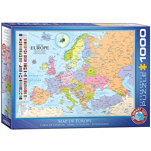 EuroGraphics 6000-0789 Puzzle Karte von Europa mehrfarbig EuroGraphics 6000-0789 Puzzle Karte von Europa mehrfarbig von EuroGraphics