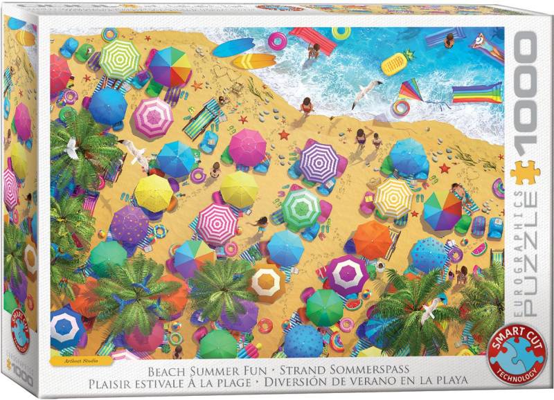Eurographics Puzzle 1000 Teile - Beach Summer Fun - von Eurographics