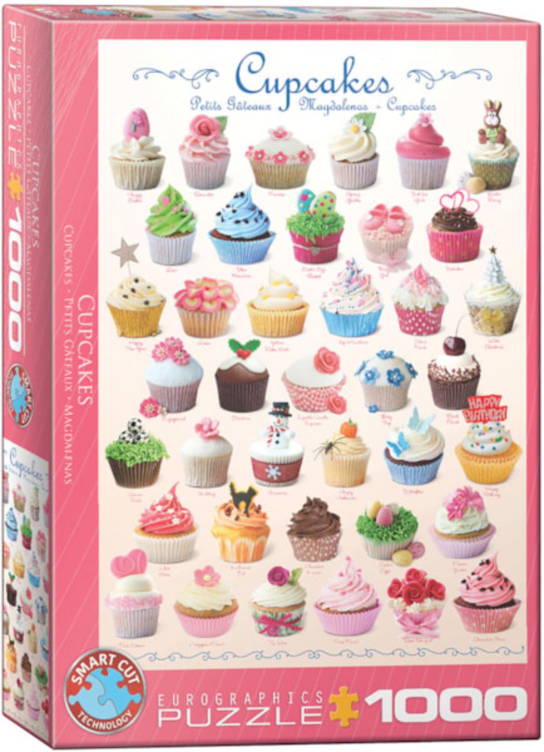 Eurographics Puzzle 1000 Teile – Cupcakes - von Eurographics