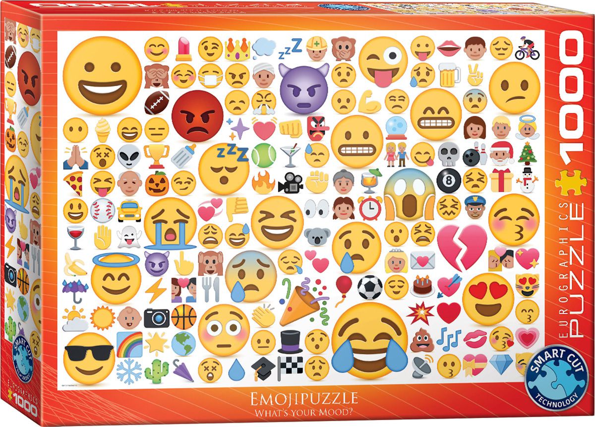 Eurographics Puzzle 1000 Teile - Emoji: What&#039;s your mood? - von Eurographics