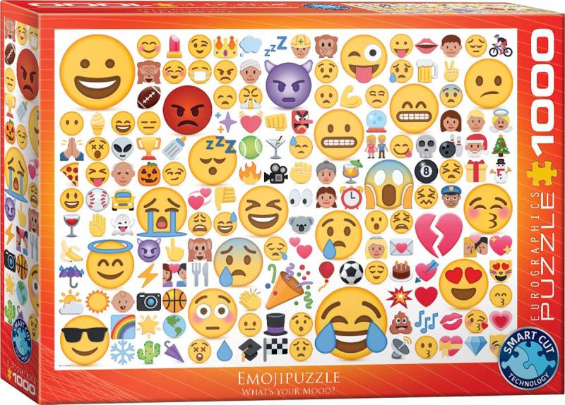 Eurographics Puzzle 1000 Teile - Emoji: What&#039;s your mood? - von Eurographics