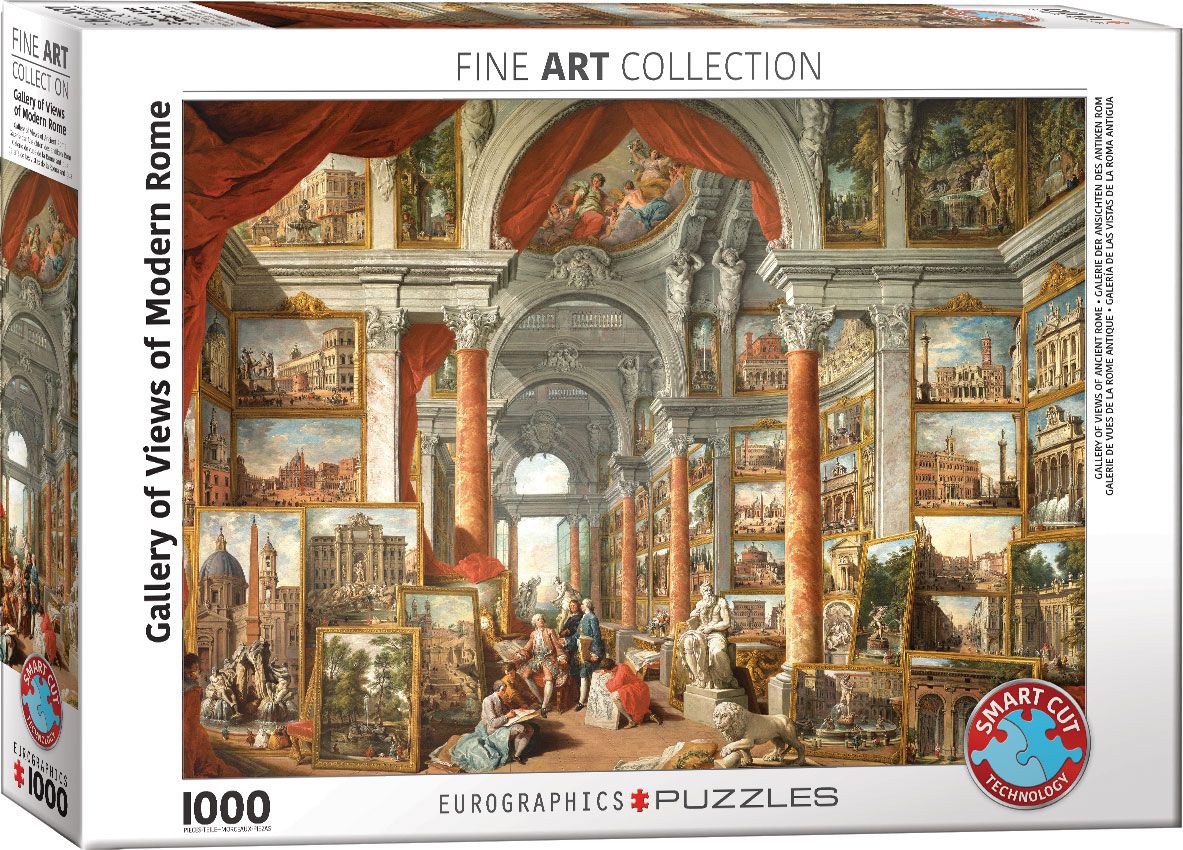 Eurographics Puzzle 1000 Teile - Giovanni Paolo Panini: Galerieansicht des moder... - von Eurographics