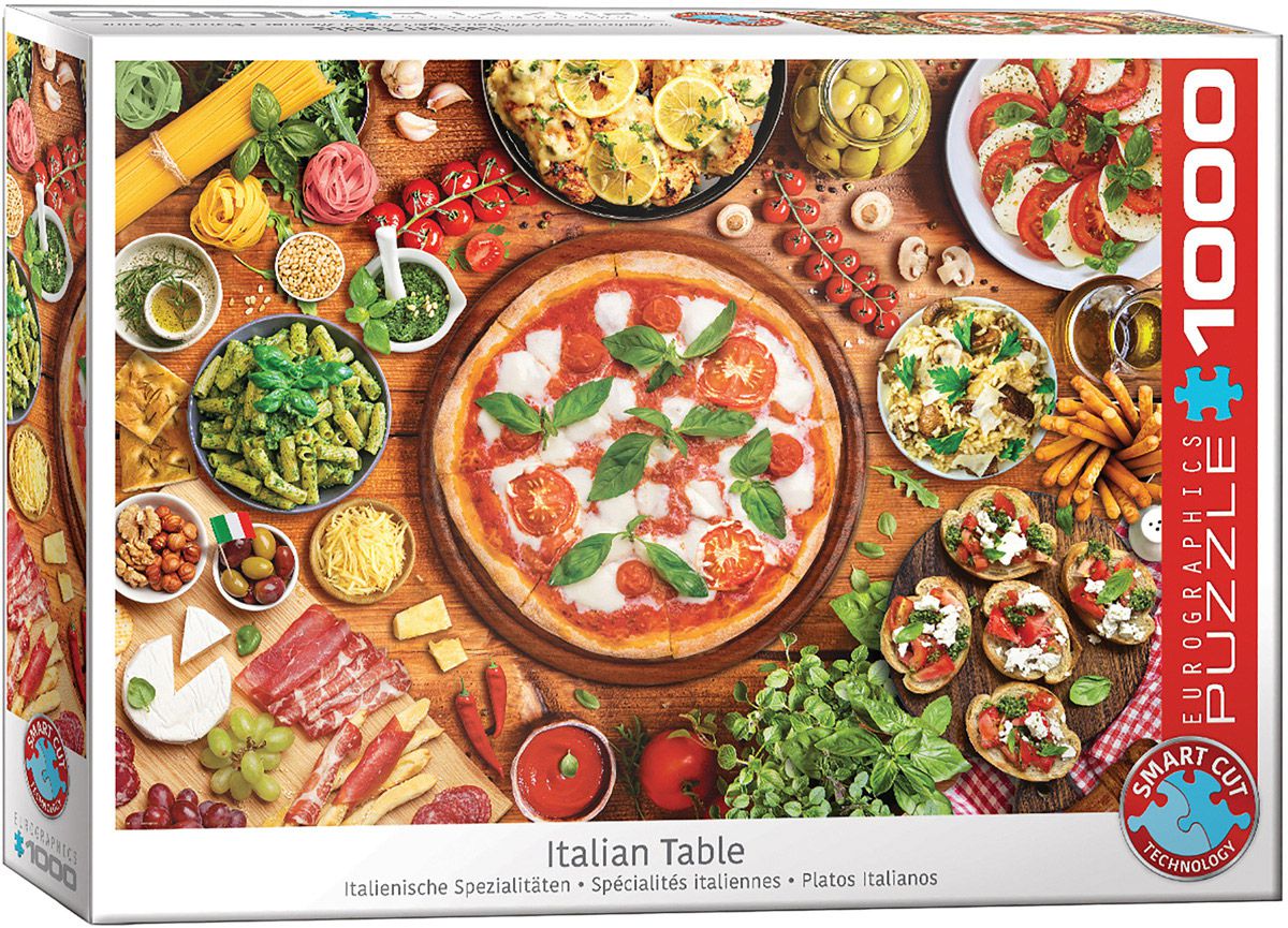 Eurographics Puzzle 1000 Teile - Italian Table - von Eurographics