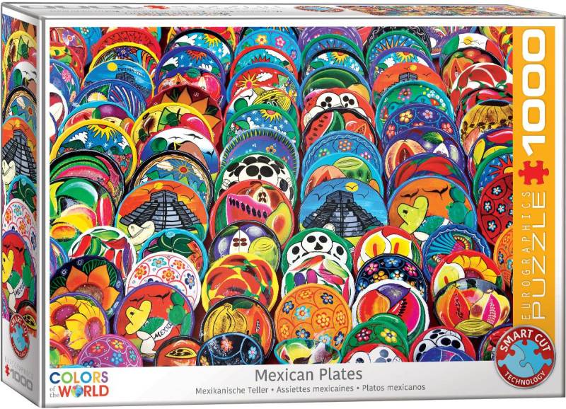 Eurographics Puzzle 1000 Teile - Mexican Ceramic Plates - Eurographics Puzzle 1000 Teile - Mexican Ceramic Plates - von Eurographics