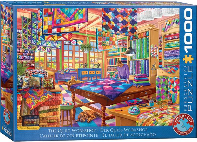 Eurographics Puzzle 1000 Teile - The Quilt Workshop - von Eurographics