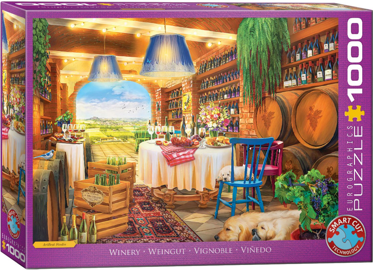 Eurographics Puzzle 1000 Teile – Winery - von Eurographics