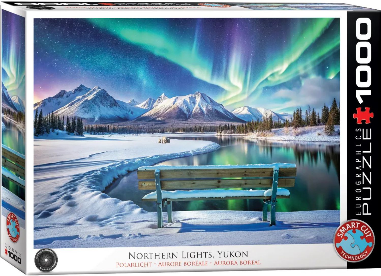 Eurographics Puzzle 1000 Teile – Yukon Northern Lights - von Eurographics