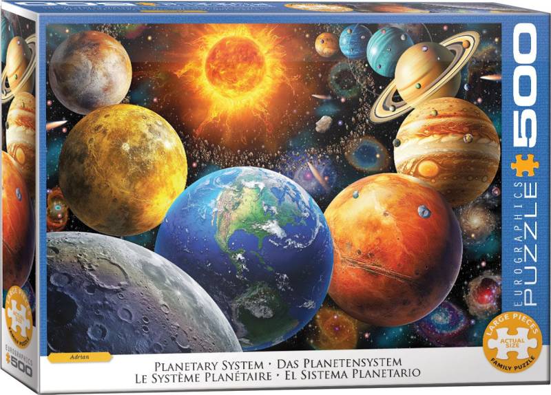Eurographics Puzzle 500 Teile - Das Planetensystem - von Eurographics