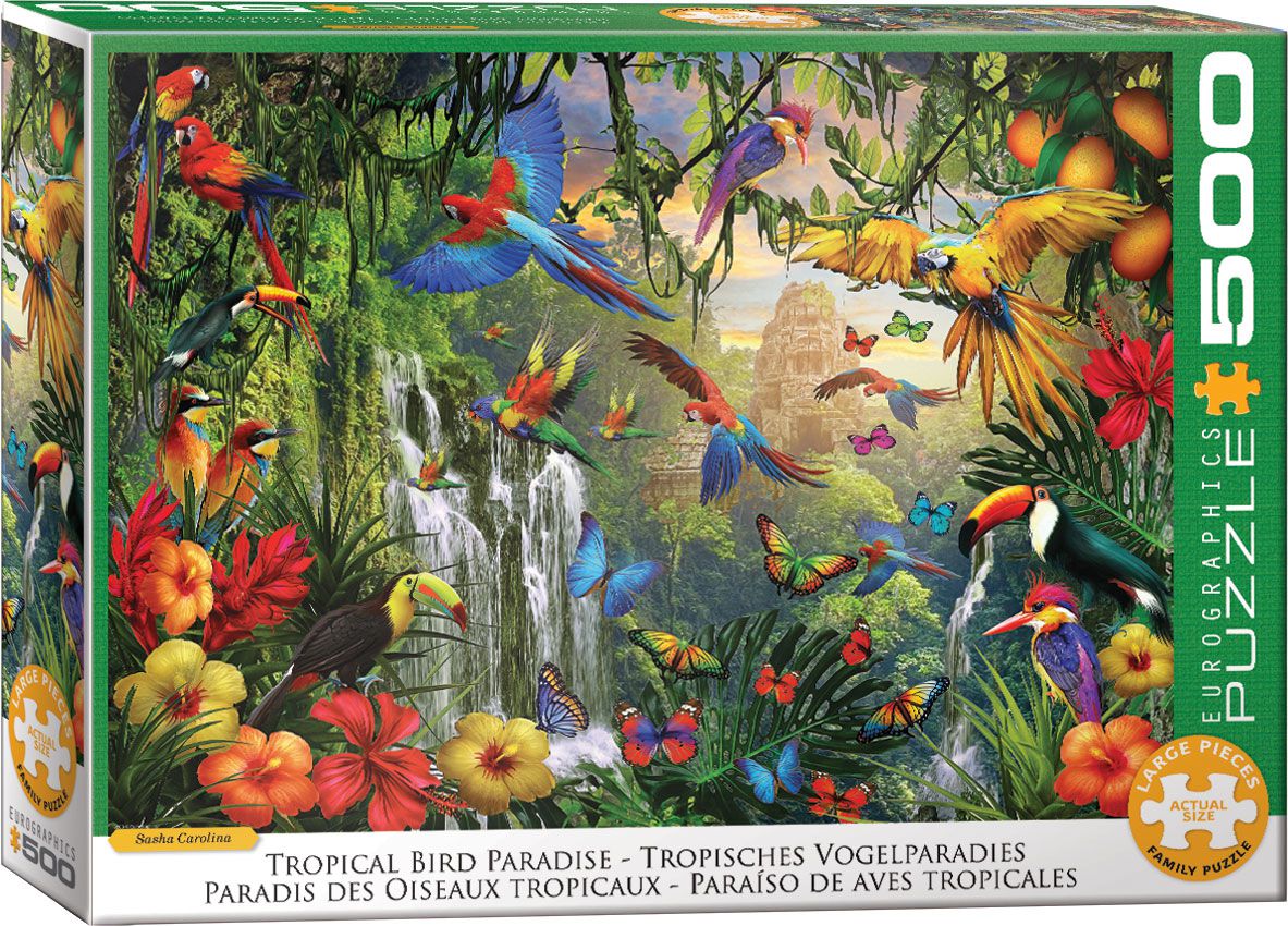 Eurographics Puzzle 500 Teile - Tropisches Vogelparadis - Eurographics Puzzle 500 Teile - Tropisches Vogelparadis - von Eurographics