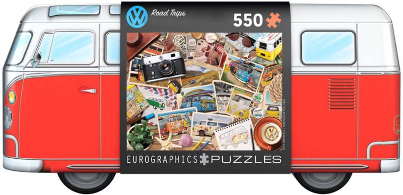 Eurographics Puzzle 550 Teile - VW Road Trips in Puzzledose  - von Eurographics