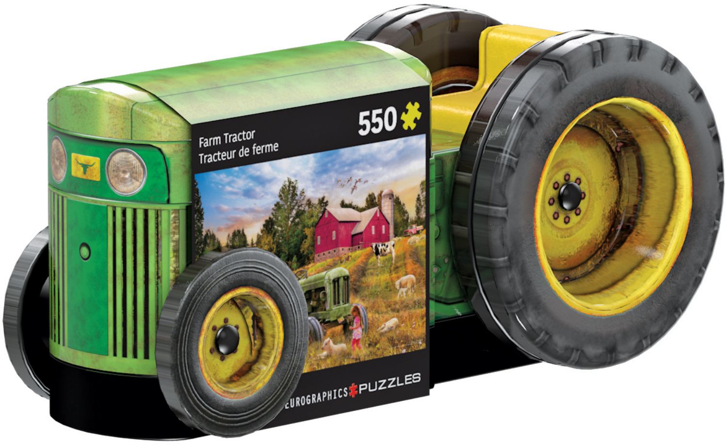 Eurographics Puzzle 550 Teile - Vintage Tractor in Puzzledose - von Eurographics