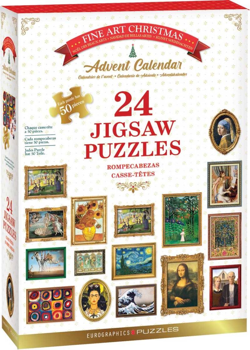 Eurographics Puzzle Adventskalender - Kunst 50 Teile Puzzle Eurographics-8924-6042 Eurographics Puzzle Adventskalender - Kunst 50 Teile Puzzle Eurographics-8924-6042 von Eurographics