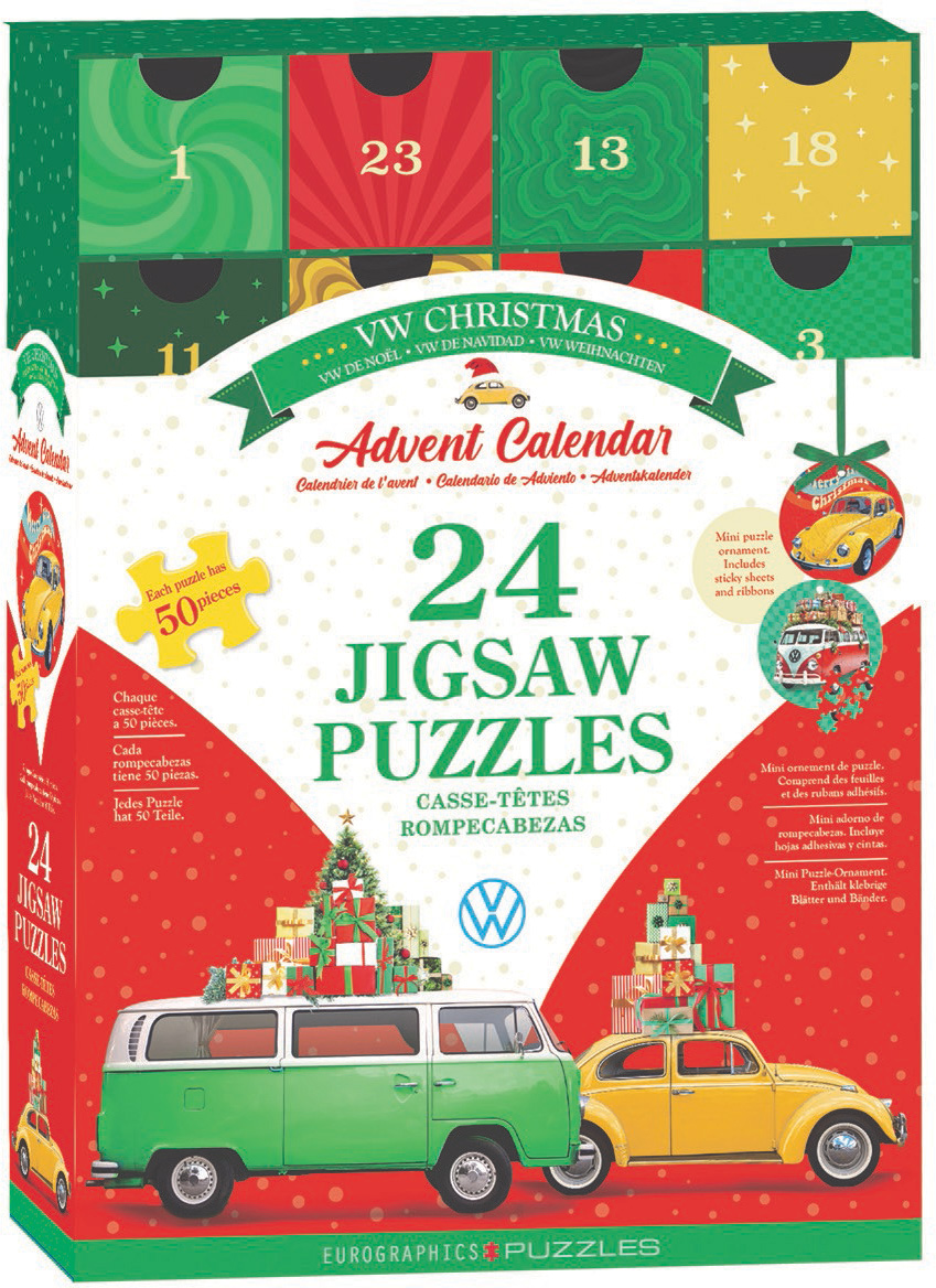 Eurographics Puzzle Adventskalender - VW 50 Teile Puzzle Eurographics-8924-6062 Eurographics Puzzle Adventskalender - VW 50 Teile Puzzle Eurographics-8924-6062 von Eurographics