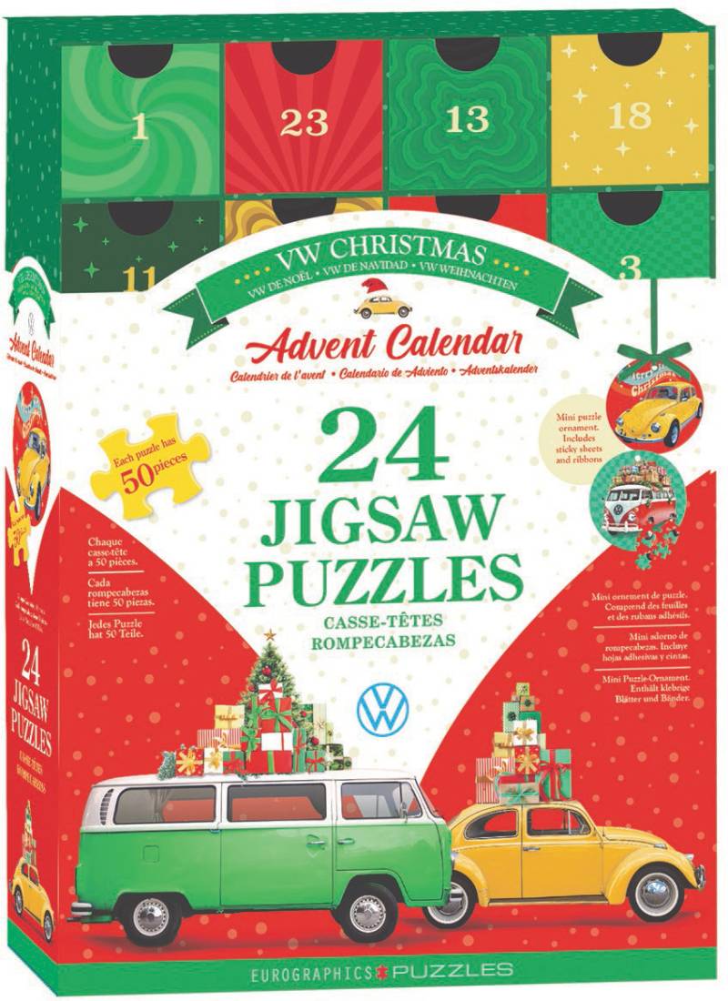 Eurographics Puzzle Adventskalender - VW 50 Teile Puzzle Eurographics-8924-6062 von Eurographics